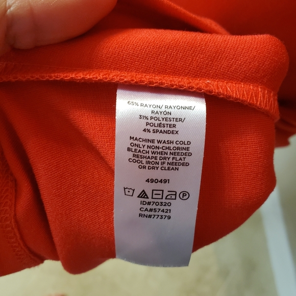 Ann Taylor Factory Belted Ponte Flare Dress - S - Picture 8 of 8